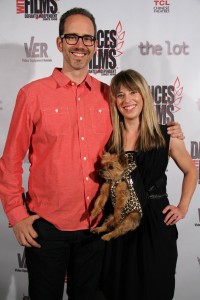 Directors Kasi Brown & Brandon Walter with Laila