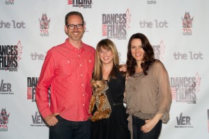 Directors Kasi Brown & Brandon Walter with Actress Kate Connor