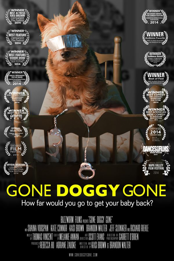Gone Doggy Gone theatrical poster with festival laurels